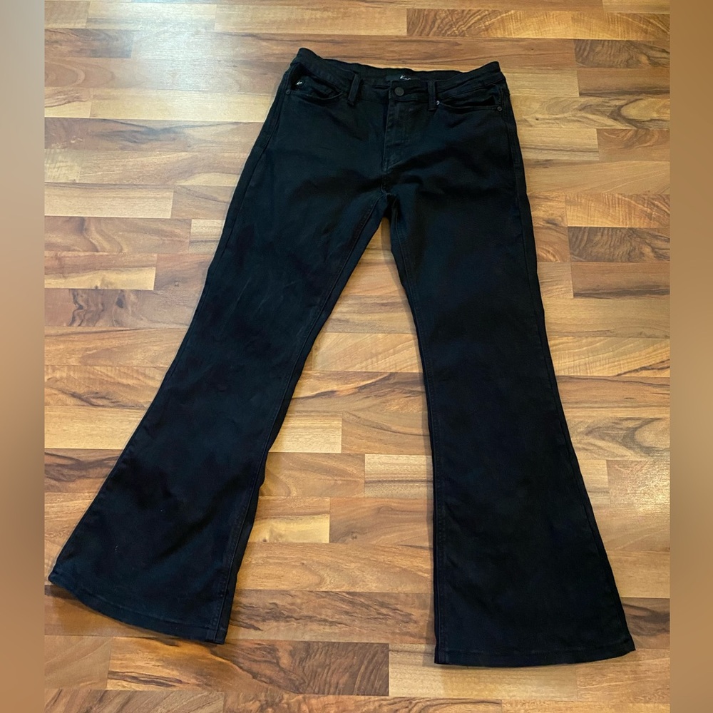 KanCan Black flare leg jeans